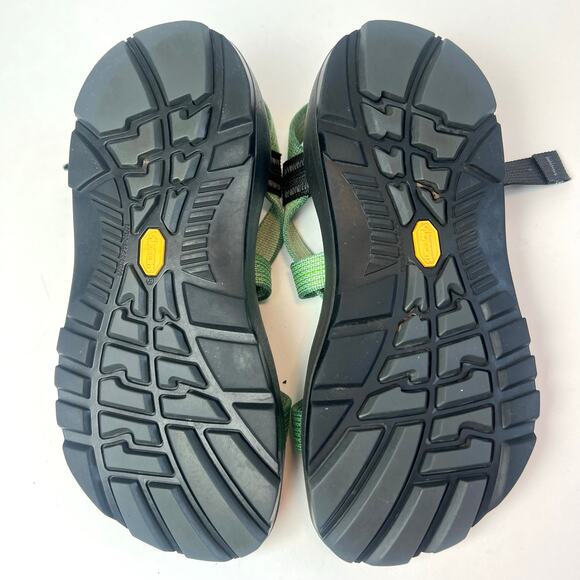 Chaco Green and Black Women's Sandals - Picture 9 of 10